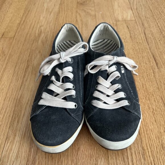 Taos Star Blue Canvas Lace Up Low Top Sneakers Women's Size 8 - Picture 2 of 10